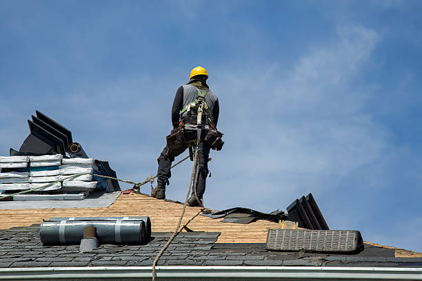 Professional Roofing technician working in Finley, TN